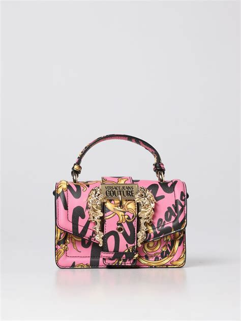 Borse Versace in Pelle Rosa .